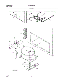 07 - System parts for White Westinghouse Freezer WFC25M4BW0 from AppliancePartsPros.com