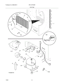 07 - System parts for White Westinghouse Freezer WFU14FK3BW4 from AppliancePartsPros.com