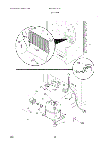 07 - System parts for White Westinghouse Freezer WFU14FC2CW1 from AppliancePartsPros.com
