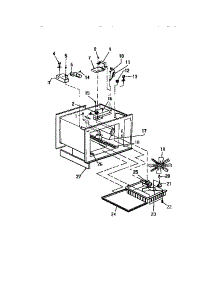 06 - Basic Body parts for Frigidaire Microwave KM165HXM from AppliancePartsPros.com