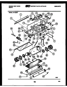 02 - Body Parts parts for Frigidaire Hood HV1530W from AppliancePartsPros.com