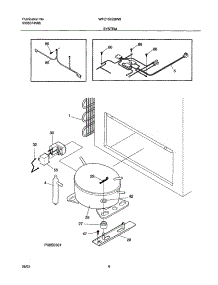 07 - System parts for White Westinghouse Freezer WFC15K2BW0 from AppliancePartsPros.com