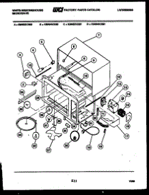 04 - Body Parts parts for Frigidaire Microwave KM482KXM0 from AppliancePartsPros.com