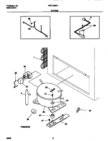 04 - System parts for Frigidaire Freezer WFC15M4HW0 from AppliancePartsPros.com