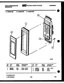 04 - Body Parts parts for Frigidaire Microwave KM485LXMW1 from AppliancePartsPros.com