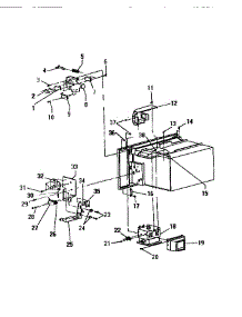 04 - Lock Mechanism parts for Frigidaire Microwave KM750HXM from AppliancePartsPros.com
