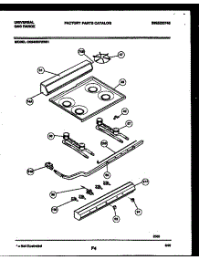 02 - Cooktop And Burner Parts parts for Frigidaire Range CG240SP2W1 from AppliancePartsPros.com