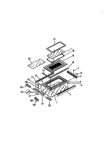 04 - Upper Door parts for Frigidaire Range GC932EXD8 from AppliancePartsPros.com