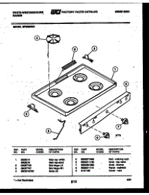 03 - Cooktop Parts parts for Frigidaire Range GF300ND3 from AppliancePartsPros.com