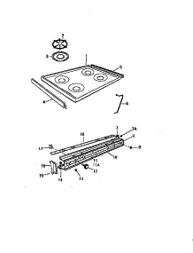 07 - Control Panel & Top parts for Frigidaire Range GC932EXH0 from AppliancePartsPros.com