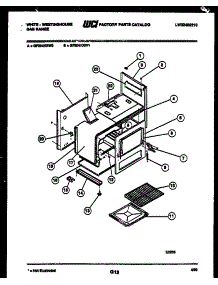06 - Body Parts parts for Frigidaire Range GF204KXD0 from AppliancePartsPros.com