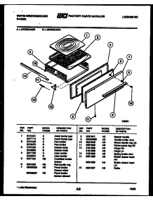 03 - Broiler Drawer Parts parts for Frigidaire Range GF300KXD0 from AppliancePartsPros.com