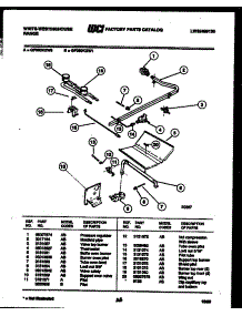 05 - Burner, Manifold And Gas Control parts for Frigidaire Range GF300KXD0 from AppliancePartsPros.com