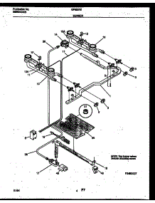 03 - Burner, Manifold And Gas Control parts for Frigidaire Range GF630RXW4 from AppliancePartsPros.com