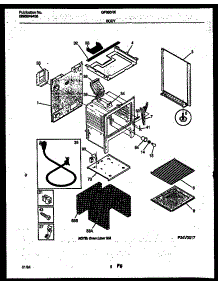 04 - Body Parts parts for Frigidaire Range GF630RXW4 from AppliancePartsPros.com