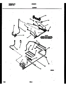 03 - Burner, Manifold And Gas Control parts for Frigidaire Range GF690RXW2 from AppliancePartsPros.com