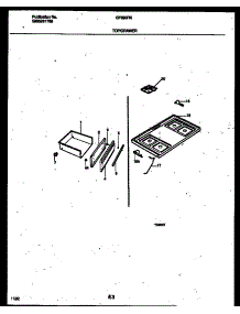 06 - Cooktop And Drawer Parts parts for Frigidaire Range GF690RXW2 from AppliancePartsPros.com