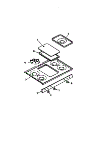 03 - Top, Control Panel parts for Frigidaire Range GF716HXF0 from AppliancePartsPros.com