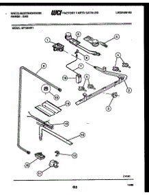 06 - Burner, Manifold And Gas Control parts for Frigidaire Range GF720NW1 from AppliancePartsPros.com