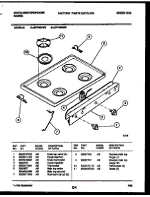 03 - Cooktop Parts parts for Frigidaire Range GF740ND5 from AppliancePartsPros.com