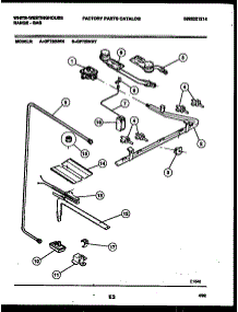 06 - Burner, Manifold And Gas Control parts for Frigidaire Range GF720NW6 from AppliancePartsPros.com