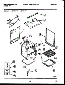 07 - Body Parts parts for Frigidaire Range GF720NW6 from AppliancePartsPros.com