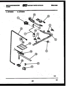 06 - Burner, Manifold And Gas Control parts for Frigidaire Range GF740NW3 from AppliancePartsPros.com