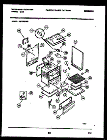 05 - Body Parts parts for Frigidaire Range GF750ND6 from AppliancePartsPros.com