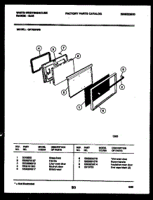 06 - Door Parts parts for Frigidaire Range GF750ND6 from AppliancePartsPros.com