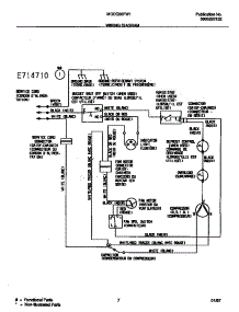 05 - Wiring Diagram parts for Frigidaire Dehumidifier MDDQ40FW1 from AppliancePartsPros.com