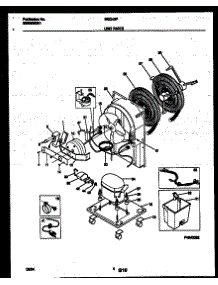 03 - Unit Parts parts for Frigidaire Dehumidifier MED40P4 from AppliancePartsPros.com