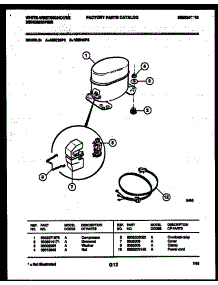 04 - Compressor Parts parts for Frigidaire Dehumidifier MED25P3 from AppliancePartsPros.com