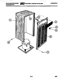 02 - Cabinet Parts parts for Frigidaire Dehumidifier ED258K6 from AppliancePartsPros.com