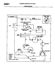 08 - Wiring Diagram parts for Frigidaire Dehumidifier MDH40WW4 from AppliancePartsPros.com