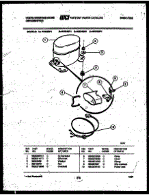 05 - Compressor Parts parts for Frigidaire Dehumidifier WED40P2 from AppliancePartsPros.com