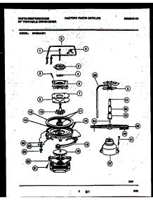 06 - Motor Pump Parts parts for Frigidaire Dishwasher SP550AXR1 from AppliancePartsPros.com