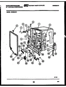 05 - Tub And Frame Parts parts for Frigidaire Dishwasher SP550NXR1 from AppliancePartsPros.com