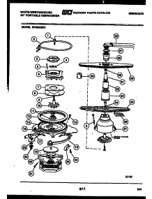 06 - Motor Pump Parts parts for Frigidaire Dishwasher SP550NXR1 from AppliancePartsPros.com