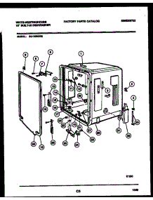 05 - Tub And Frame Parts parts for Frigidaire Dishwasher SU182NXR2 from AppliancePartsPros.com