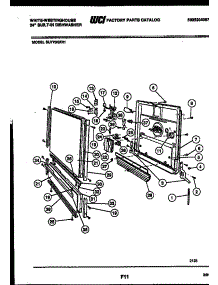 04 - Door Parts parts for Frigidaire Dishwasher SU770NXR1 from AppliancePartsPros.com