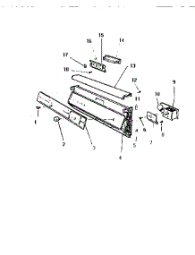 03 - Control Panel parts for Frigidaire Dishwasher SU333EXR3 from AppliancePartsPros.com