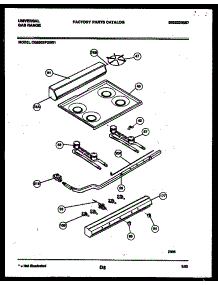02 - Cooktop And Burner Parts parts for Frigidaire Range CG200SP2W1 from AppliancePartsPros.com