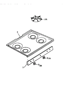 03 - Top, Control Panel parts for Frigidaire Range GF201HXH0 from AppliancePartsPros.com