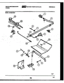 04 - Burner, Manifold And Gas Control parts for Frigidaire Range GF300HXW5 from AppliancePartsPros.com