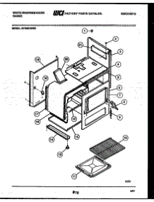 05 - Body Parts parts for Frigidaire Range GF300HXW5 from AppliancePartsPros.com