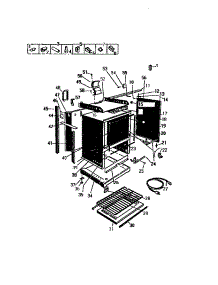 10 - Body, Side Panels parts for Frigidaire Range GC932EXW6 from AppliancePartsPros.com