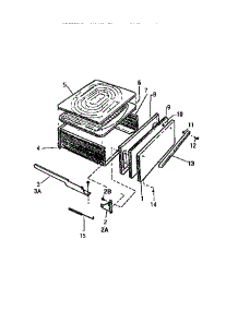 07 - Drawer parts for Frigidaire Range GF300HXW1 from AppliancePartsPros.com