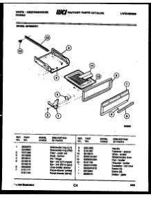 05 - Broiler Drawer Parts parts for Frigidaire Range GF300NW1 from AppliancePartsPros.com