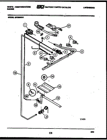 06 - Burner, Manifold And Gas Control parts for Frigidaire Range GF300NW1 from AppliancePartsPros.com