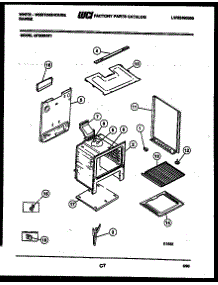 07 - Body Parts parts for Frigidaire Range GF300NW1 from AppliancePartsPros.com